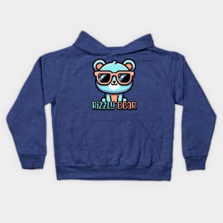 Rizzly Bear? Cute Bear Pun Kids Hoodie